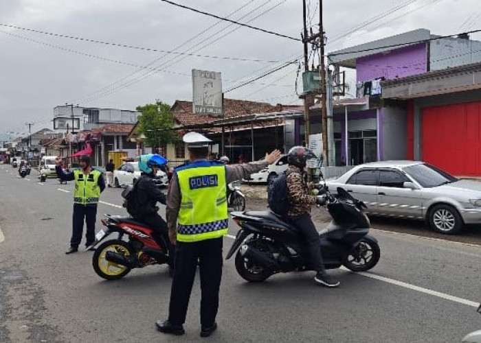 Polres Majalengka Gencar Tertibkan Knalpot Brong