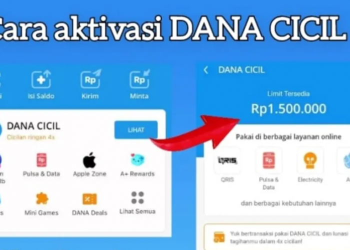 Cara Memunculkan DANA Cicil untuk Pinjam Saldo DANA, Pertama Aktivasi Dapat Limit Rp 2.000.000 Langsung Cair