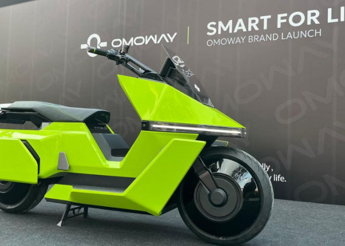 Motor Listrik Pintar Omo X dengan Teknologi CMG, Self-Balancing Pertama Dunia dan Proteksi Jalan, Dibuka April