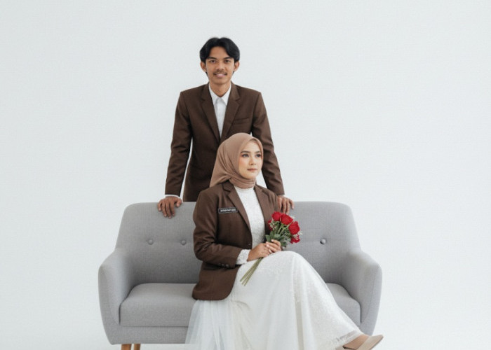 Cara Edit Foto Sepasang Kekasih Berdua Ala Photo Studio Hingga Sunset di Pantai Menggunakan Prompt Gemini AI