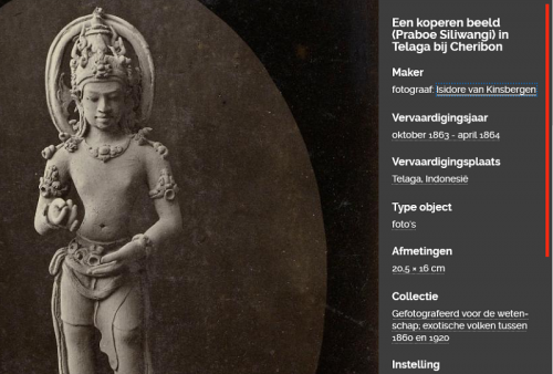 Patung Prabu Siliwangi dari Talaga Manggung, Hanya Tinggal Foto, Aslinya ke Mana?