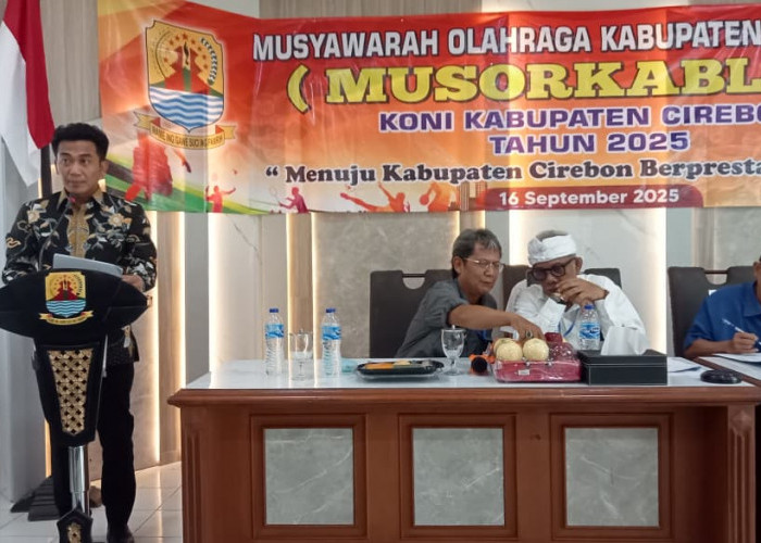 Agus Kurniawan Budiman Terpilih Aklamasi Jadi Ketua KONI Cirebon 2025-2029, Target Prestasi Naik