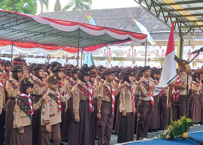 Cetak Sejarah, 545 Anggota Pramuka Majalengka Dilantik Menjadi Pramuka Garuda