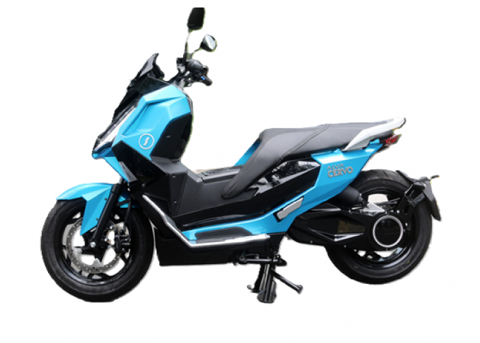 Gahar dan Tangguh! Motor Listrik Buatan Indonesia Anti Banjir, Model Maxi Skuter Mirip NMax