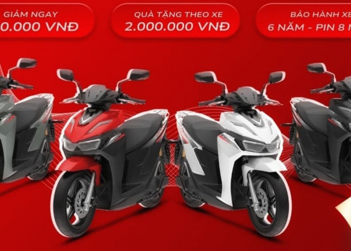 Bikin Pesaing Ketar-ketir, Motor Listrik VinFast Viper Paket Lengkap, Mesin 3000 Watt, Jarak Tempuh 156 Km