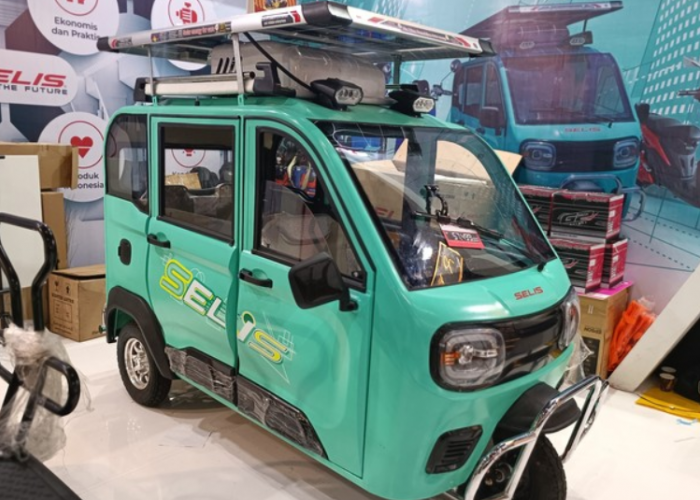 DP 0 Persen Cicilan Mulai 520 Ribu Perbulan, Cek Harga dan Simulasi Kredit Motor Listrik Roda 3 Tertutup Selis