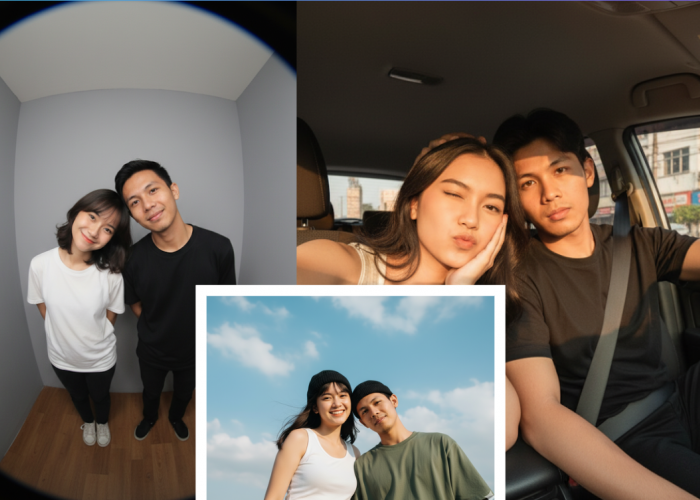 4 Prompt Gemini Ai Edit Foto Berdua dengan Pasangan yang Bucin, Mulai dari Photobox hingga Selfie di Mobil