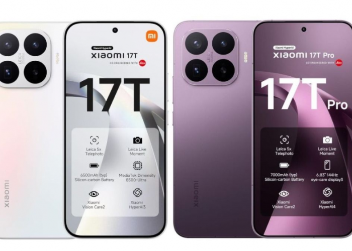 Xiaomi 17T Series Resmi Meluncur, Kamera Leica, Baterai Jumbo, Dimensity 9500, Fast Charging, Layar 144Hz