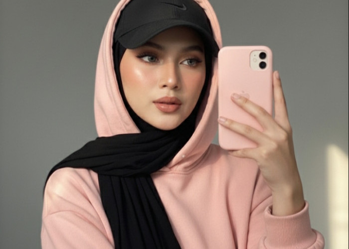 Kumpulan Prompt Gemini AI Wanita Berhijab Mirror Selfie, Hasilnya Estetik dan Natural Banget, Wajib Coba!