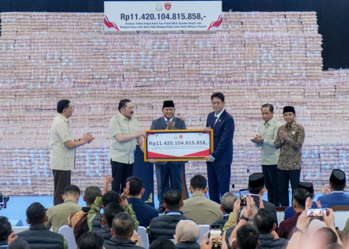 Wamen Ossy Saksikan Penyerahan Denda Rp11,4 Triliun Satgas PKH untuk Selamatkan Aset Negara