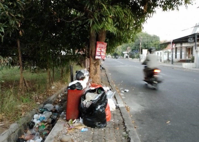 Minimnya Kesadaran akan Kebersihan, Warga Masih Saja Buang Sampah di Atas Trotoar