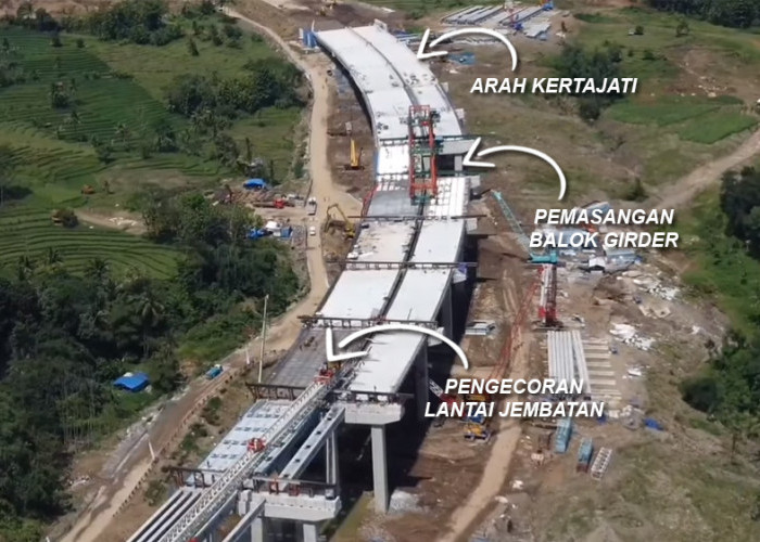 PROGRES TERKINI! Jembatan Conggeang Masih Naik Girder, Kejar-kejaran dengan Target Mudik