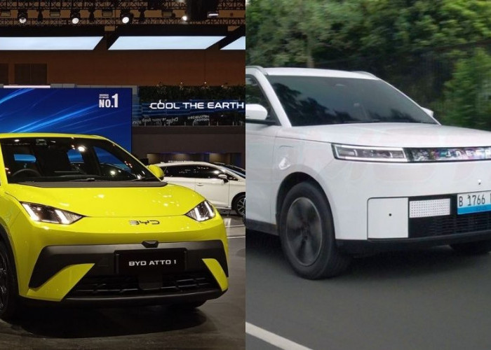 Perbandingan BYD Atto 1 vs Jaecoo J5, Mobil Listrik Murah vs EV Premium Siapa Unggul?