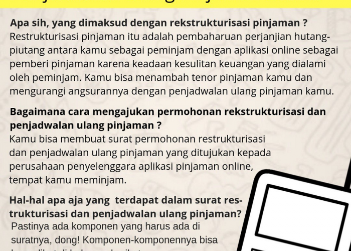 Berikut Contoh Surat Restrukturisasi Pinjol