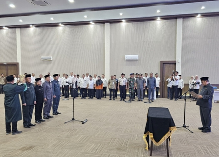 Eman Suherman Lantik 4 Pejabat Eselon II untuk Isi Jabatan Strategis