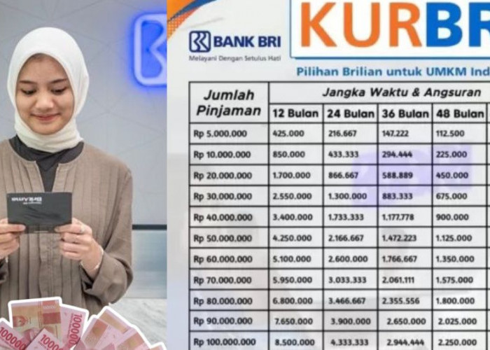 Rincian Cicilan Pinjaman KUR BRI 100 Juta, Dapatkan Cicilan Mulai dari 21 Ribu dan Bunga hanya 6 Persen