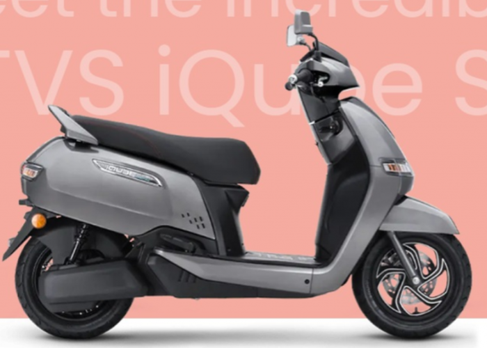 Motor Listrik TVS iQube S Diskon Besar, Top Speed 95 Km, Bagasi 32L, Cas 3 Jam dan Mode ECO Hemat Baterai