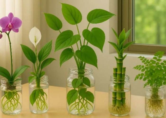 Ruangan Sempit Jadi Lebih Hidup, Ini 5 Tanaman Hidroponik yang Mudah Dirawat untuk Dekorasi di Indoor