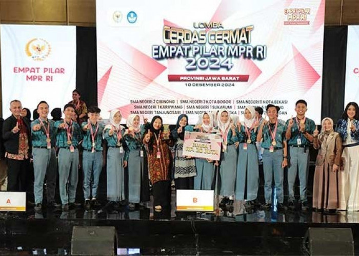 SMAN 1 Juara Lomba Cerdas Cermat Empat Pilar MPR RI 