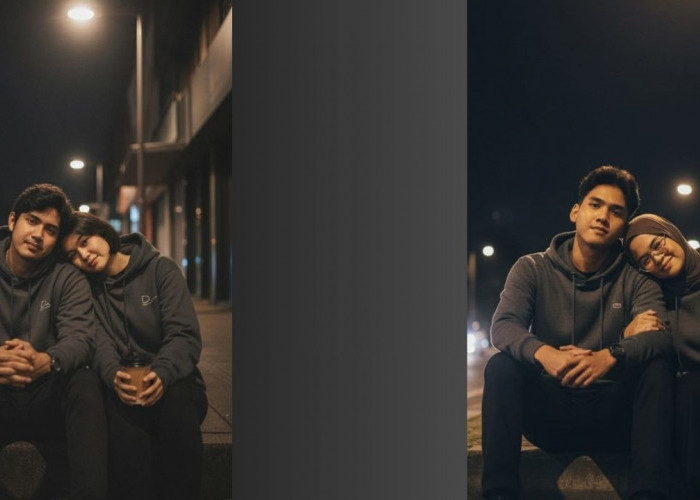 Nikmati Edit Foto Suasana Melankolis Dengan Prompt Gemini AI Edit Foto Estetik Pasangan Ini! Gini Caranya