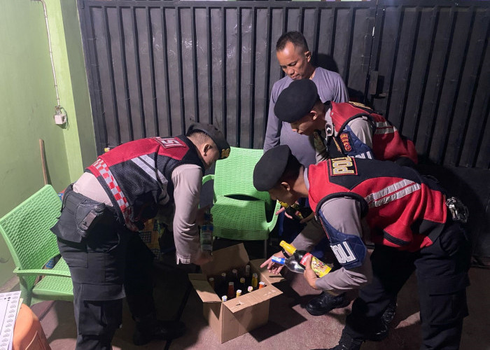 Razia Miras, Puluhan Botol Diamankan