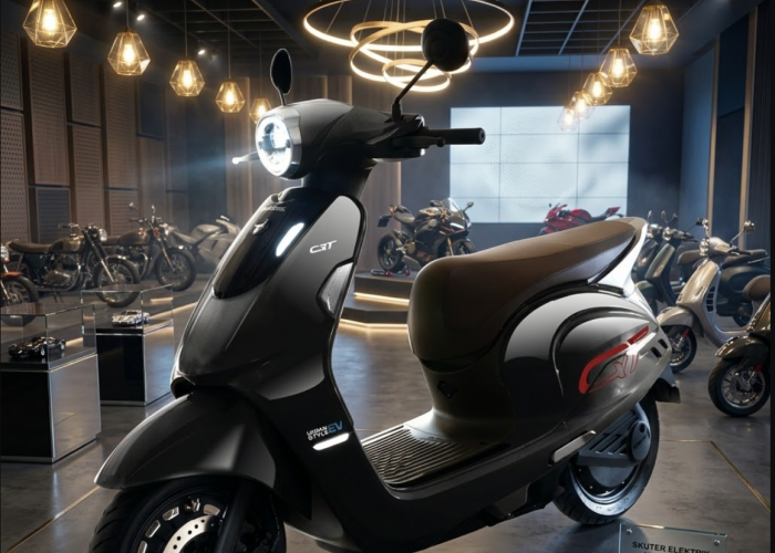 Harga Murah Meriah Cuma Rp15 Juta Tanpa Sewa Baterai, Skuter Indomobil E-Motor QT 2026, Cek Spesifikasinya!