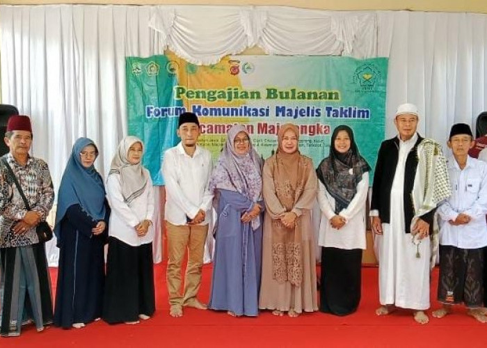 Pengajian Bulanan FKMT Majalengka Dihadiri Istri Bupati 