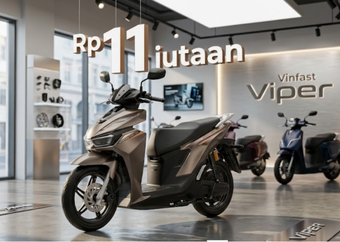 Harga Motor Listrik Vinfast Viper Dibanderol 11 Jutaan Versi Rupiah, Ditenagai Baterai Ganda Tembus 262 Km