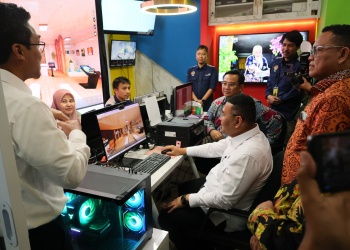 Wamen ATR/BPN Tinjau Inovasi Drive Thru dan Kantor Virtual di Kantah Kota Tangerang, Apresiasi Layanan