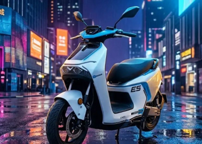 Sekali Cas Tembus 300 Km, Motor Listrik Baterai Ganda Tahan Lama, Siap Libas Tanjakan & Perjalanan Jauh Modern