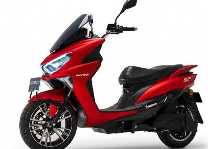 Tembus Hingga 130 km, Desain Mirip NMAX, Berapa Harga Motor Listrik Polytron Fox S 2025?