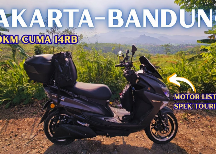 Cuma Habis Rp14 Ribu! Ini Kondisi Motor Listrik Polytron Fox R Usai Dibawa Touring 190 KM Jakarta-Bandung