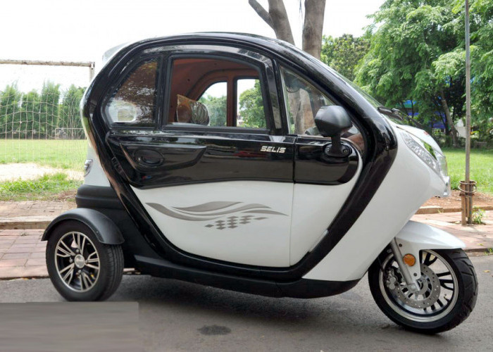 Cicilan Mulai Rp1 Jutaan Bisa Dapat Motor Listrik Roda 3 Anti Hujan, Cek Skema Kredit Solaris R-3 Balis