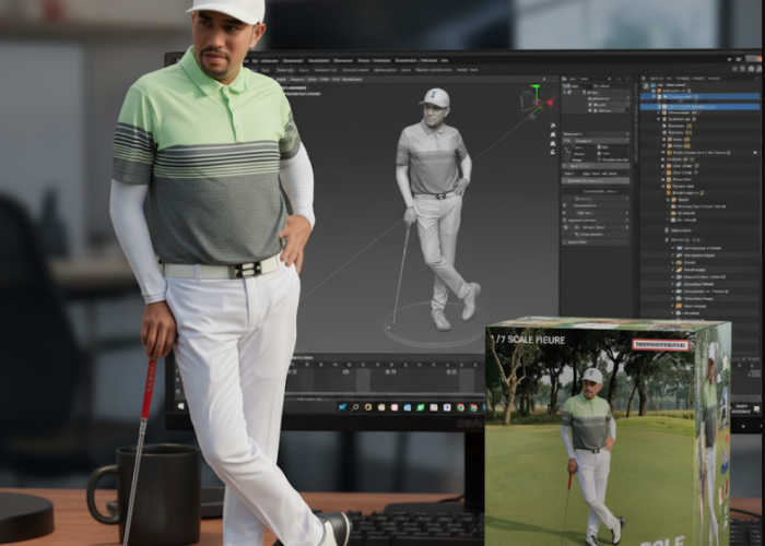 Modal Foto Selfie, Berikut Tutorial dan Prompt Googe Gemini AI Edit Foto Miniatur Skala 1 Banding 7 Aestethic