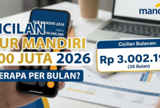 Cicilan KUR Mandiri 100 Juta 2026 Mulai dari Rp865 Ribu Perbulan Suku Bunga 0,2 Persen Perbulan, Cek Rincinya!