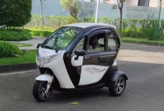 Gak Kena Ujan dan Panas, Kredit Motor Listrik Roda Tiga Solaris R-3 Balis Angsuran Perbulannya Cuma 1 Jutaan?