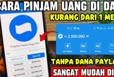 Cara Pinjam Uang di DANA Limit Rp2.000.000 Mudah Cair Dalam 1 Menit, Berikut Panduan Lengkap Aktivasinya