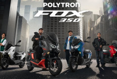 Cuma 400 Ribuan per Bulan, Polytron Fox 350 Mirip NMAX Sudah Subsidi, DP 5 Jutaan dan Jarak Tempuh 130 KM 