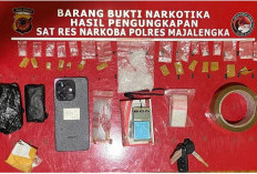 Satresnarkoba Polres Majalengka Ungkap Dua Kasus Narkoba, Amankan 27,68 Gram Sabu dan 632 Obat Keras