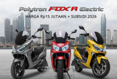 Motor Listrik Mirip PCX Murah Bisa Tembus 130 Km Baterai 3000 Watt, Spesifikasi Polytron Fox R Harga 15 Jutaan