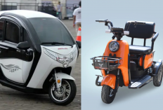 Solusi Naik Motor Anti Kehujanan! Motor Listrik Roda 3 Dengan Atap yang Jadi Primadona Komplek