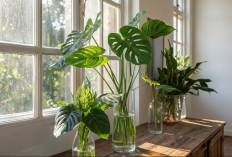 10 Daftar Tanaman Hias Hidroponik untuk Indoor, Pajang Menggunakan Vas Bening untuk Percantik Interior Rumah