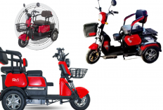 4 Rekomendasi Motor Listrik Roda Tiga, Kapasitas Besar Cocok Buat Aktivitas Harian dengan Harga Terjangkau