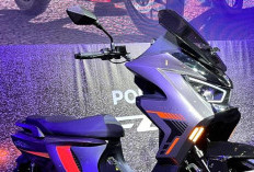 Cuma 200 Ribuan Udah Bisa Punya Motor Listrik Polytron Fox 350, Model Mirip NMAX dan Udah Tembus 130 Km