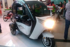 Motor Listrik Roda Tiga Anti Hujan Solaris R-3 Balis, Cicil 1 Jutaan Naik Motor Udak Gak Kepanasan Lagi