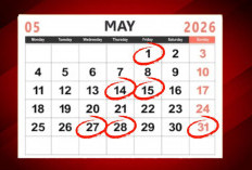 Cuti Bersama Mei 2026 Bikin Banyak Long Weekend! Simak Daftar Tanggal Merah dan Libur Panjangnya