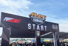 Kolaborasi Satu Dekade MAXI YAMAHA & PROSTREET, Sulap Lapangan Terbang Jadi Arena Adu Kecepatan
