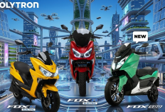 Ditenagai Baterai LiFePo4 Minimum 3000 Watt, Jarak Tempuh Motor Listrik Polytron Fox Series Capai 130 Km
