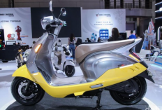 Indomobil E-Motor QT 2026, Motor Listrik Mirip Vespa Seharga Rp15 Jutaan Tanpa Sewa Baterai, Tembus 135 Km!