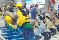 Motor Listrik Indomobil E-Motor QT Baterai Permanen, Tenaga 2000 Watt, Jarak 135 Km Desain Retro Futuristik